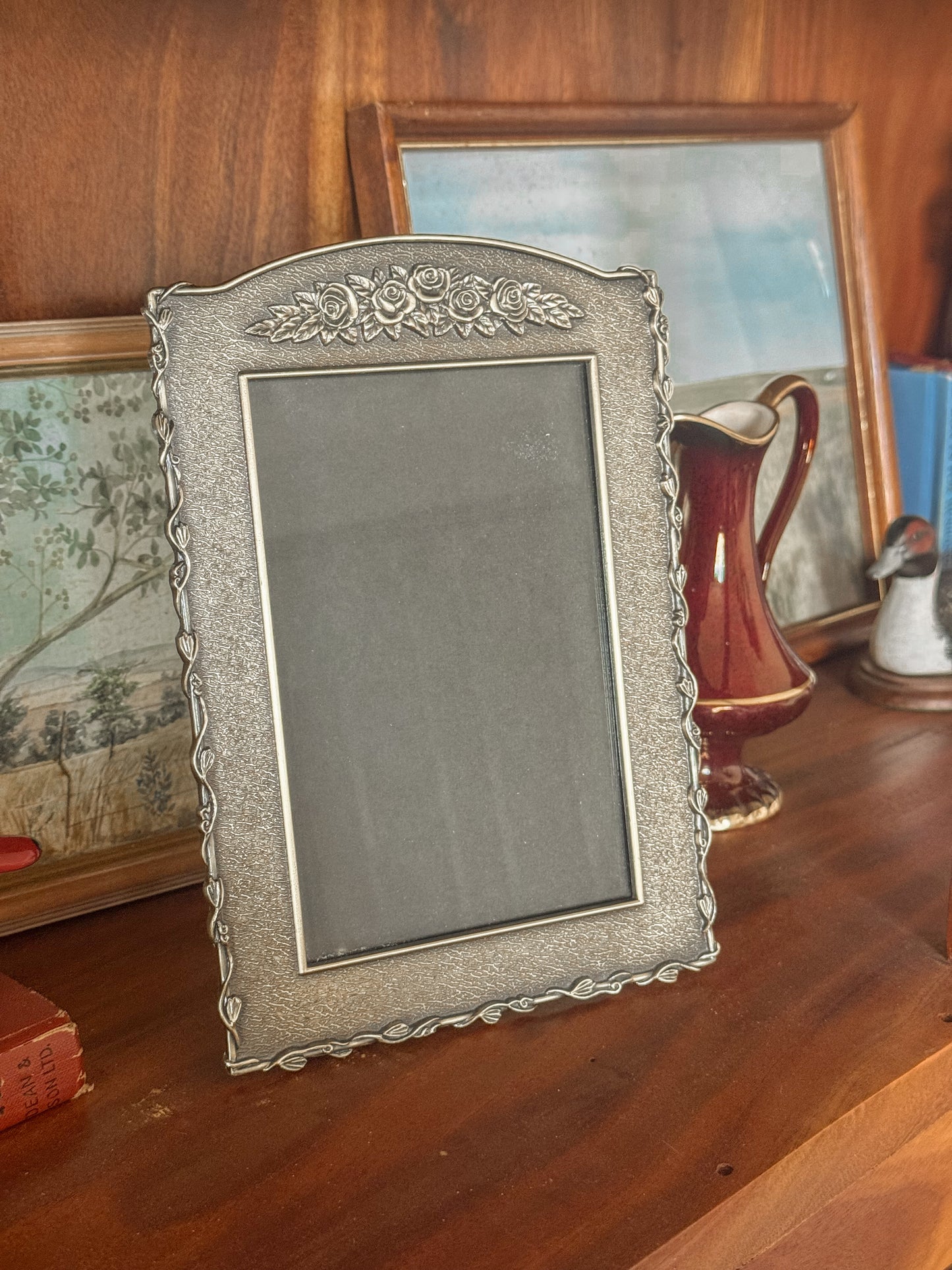 Metal Floral Frame