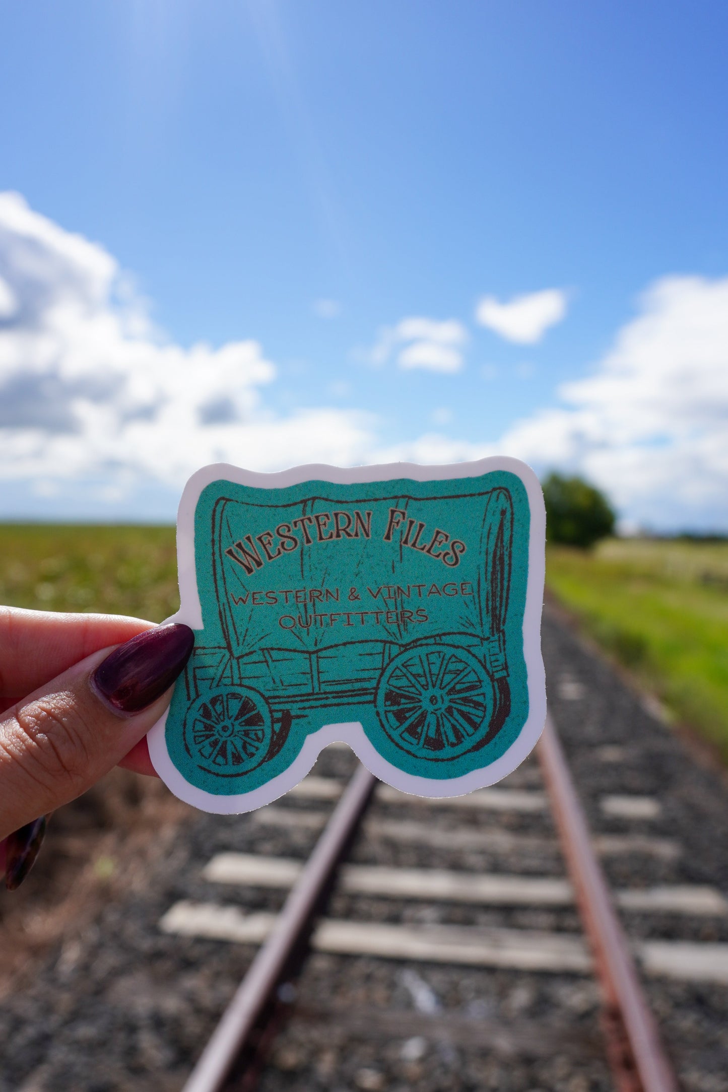 The Wagon Express Vinyl Sticker