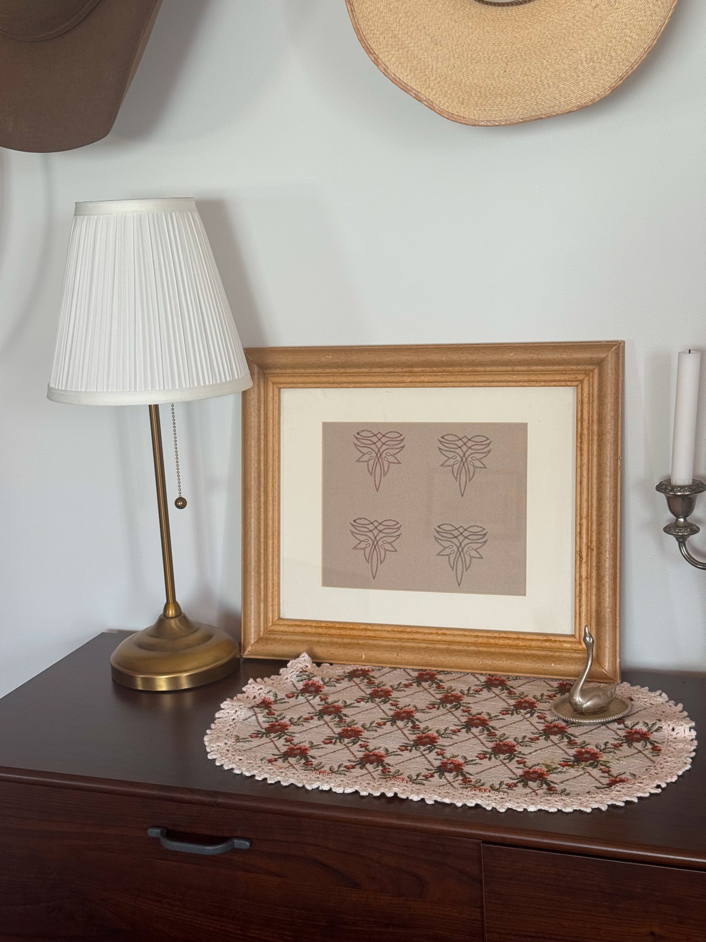 Quad Boot Stitch Vintage Frame