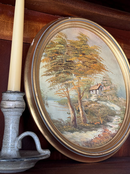 Cottage Oil Painting