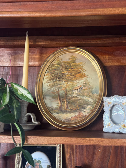 Cottage Oil Painting