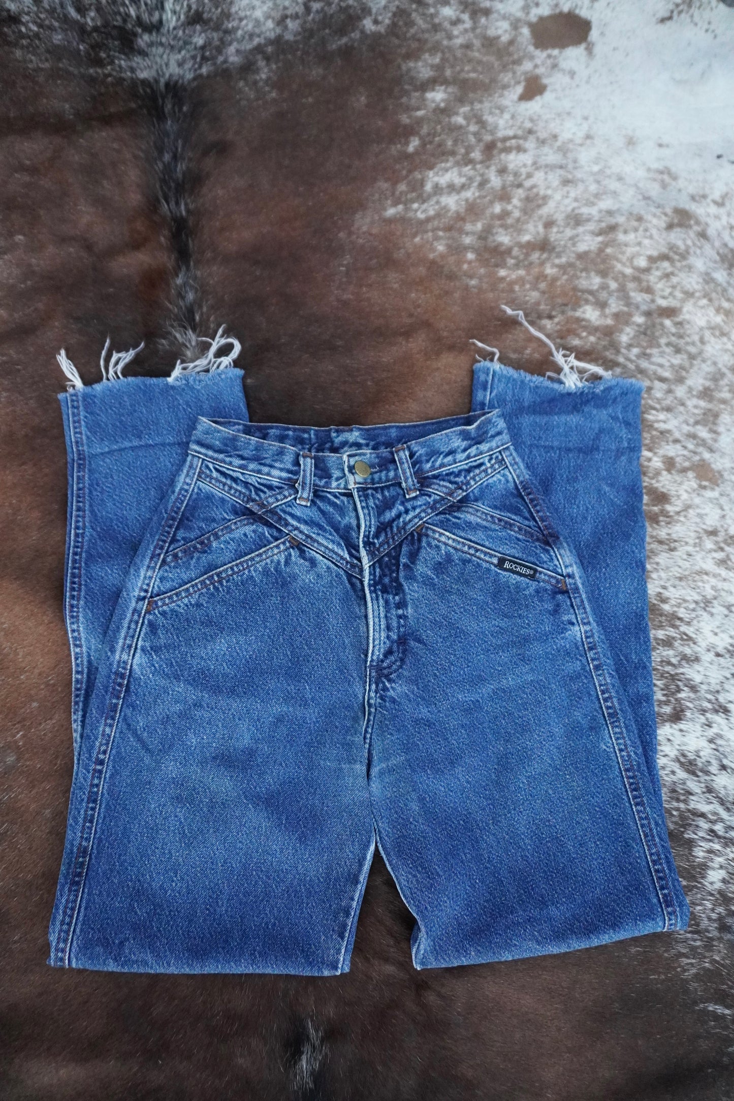 Blue Rockies Ripped Cuff