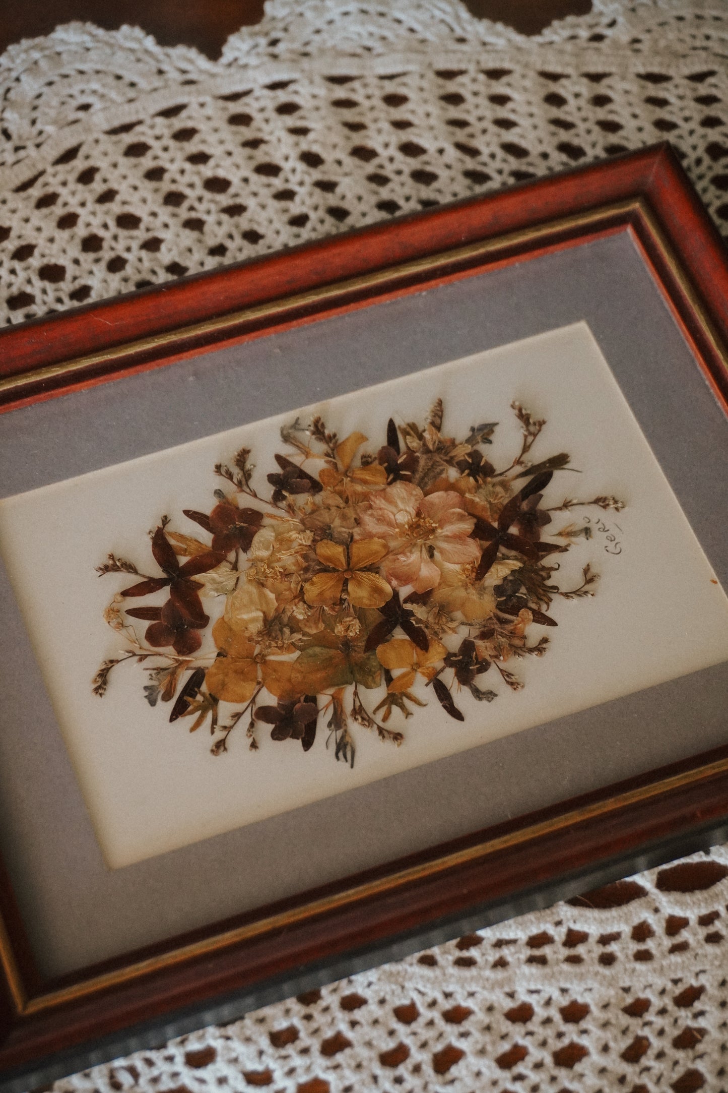 Dried Floral Frame