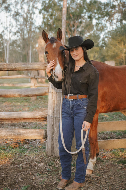 Wrangler Black Pearlsnap Vintage
