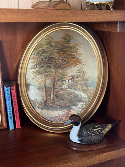 Cottage Oil Painting