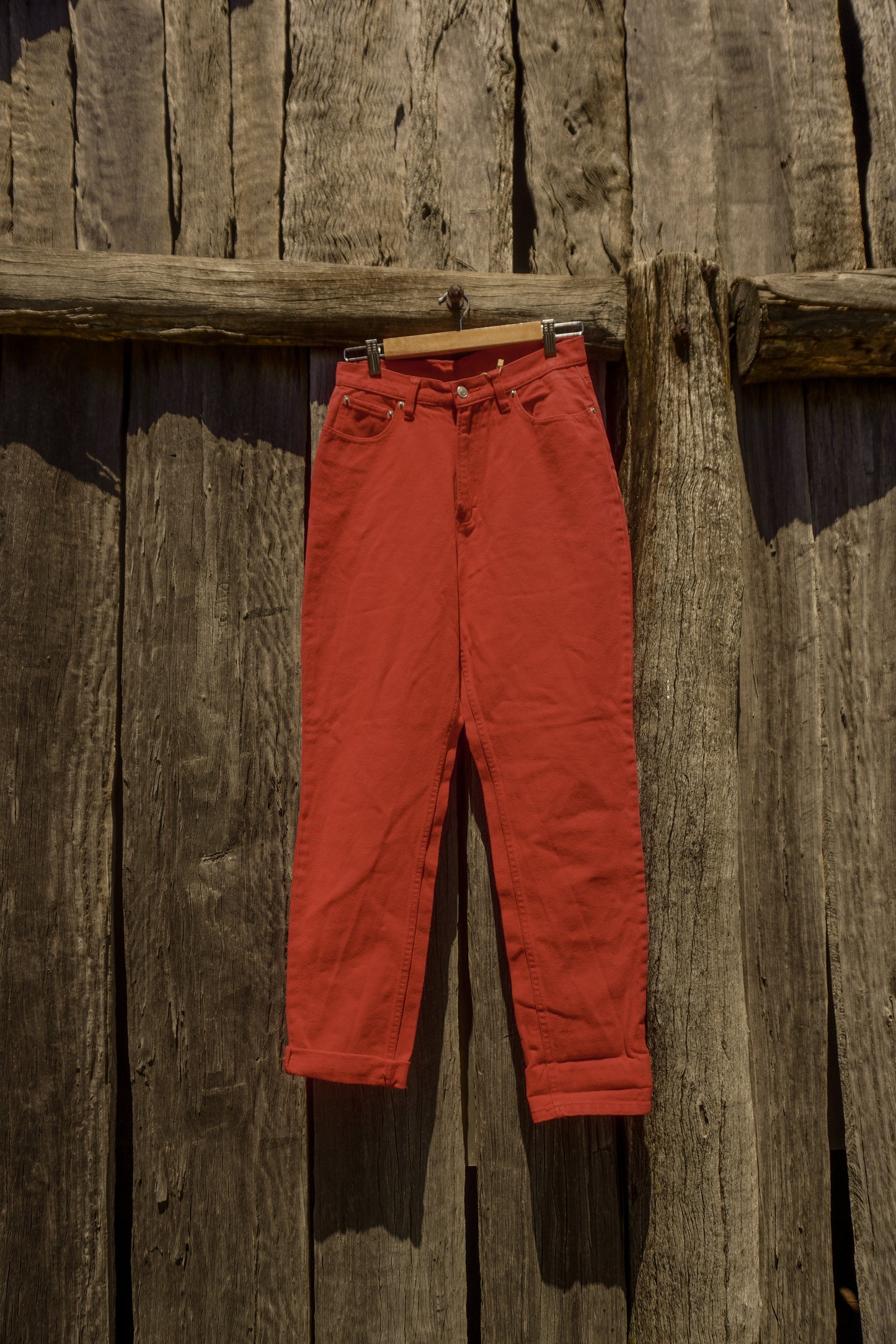 Red Jordache Denim
