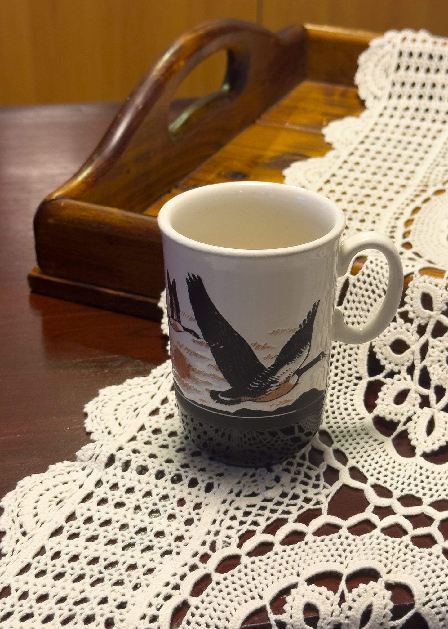Vintage Avian Canadian Geese Mug