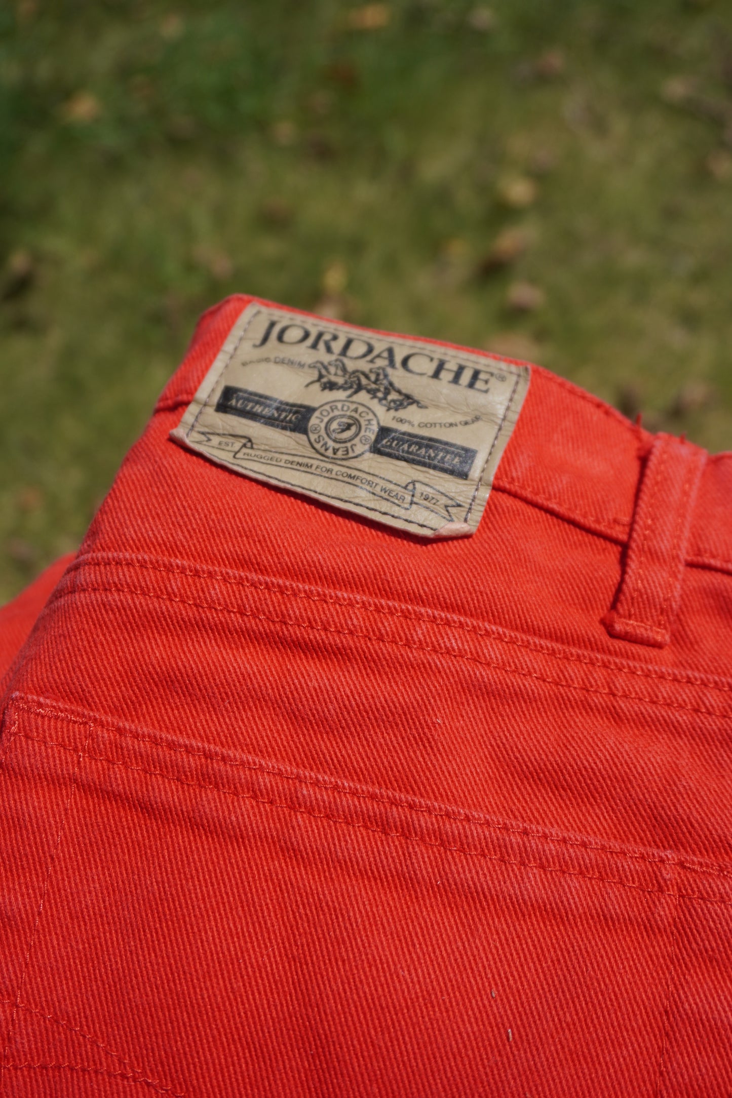 Red Jordache Denim
