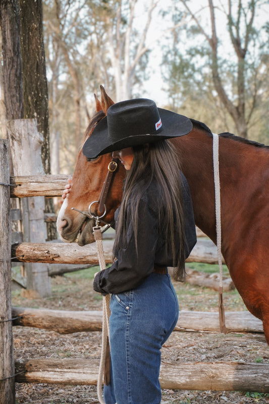 Wrangler Black Pearlsnap Vintage