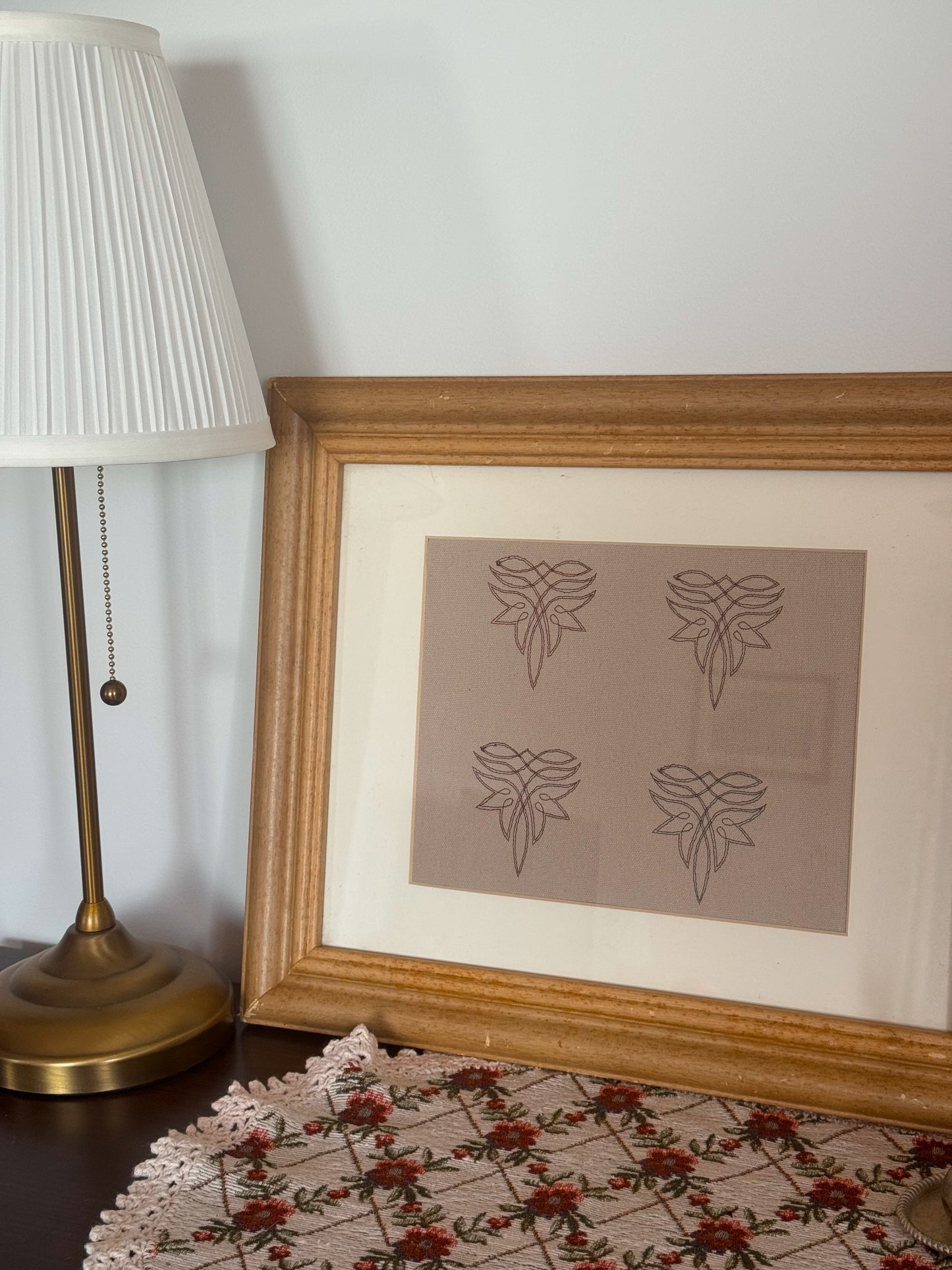 Quad Boot Stitch Vintage Frame