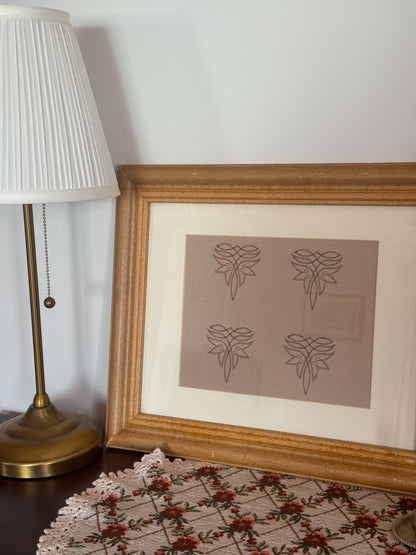 Quad Boot Stitch Vintage Frame