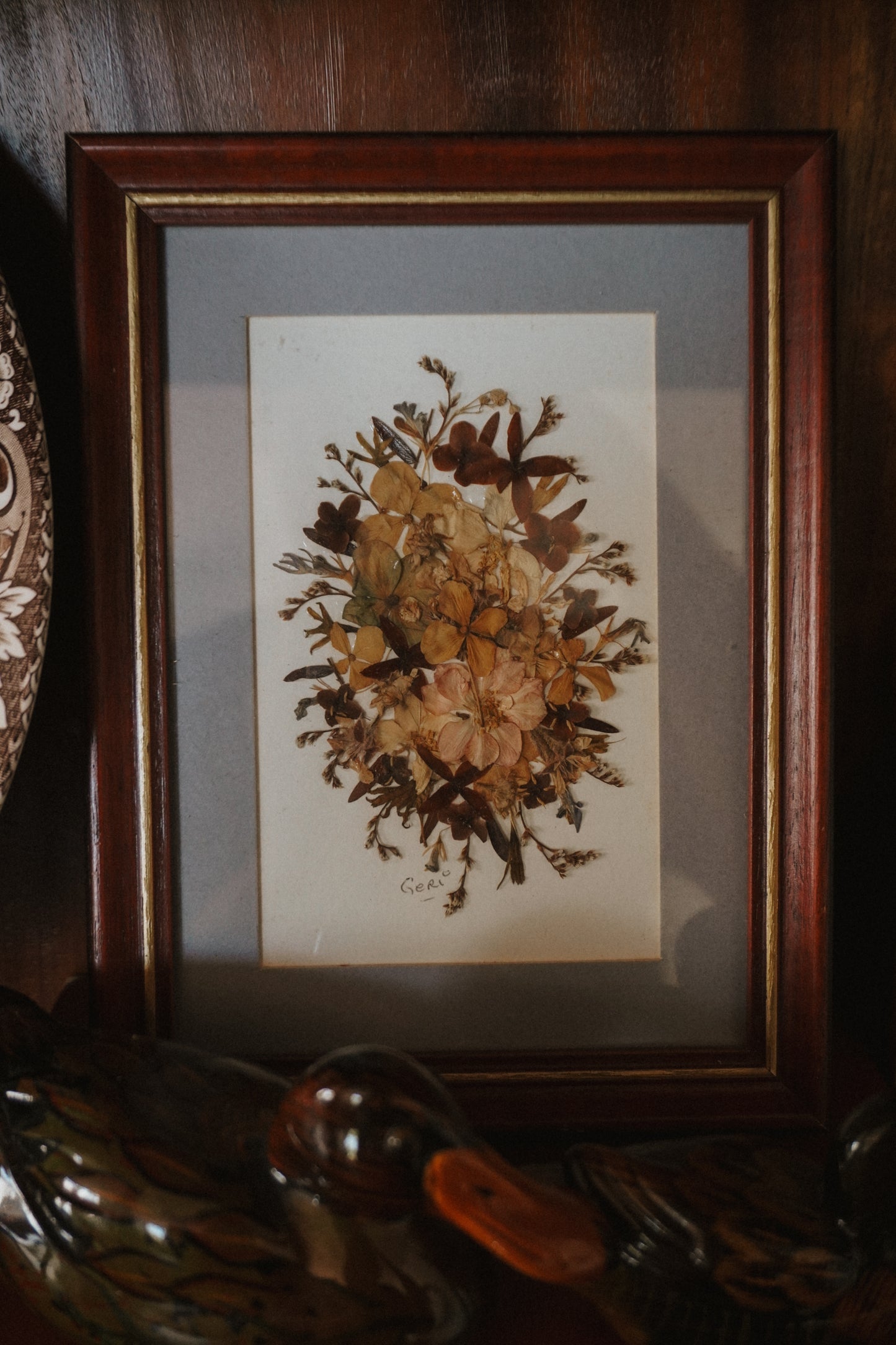 Dried Floral Frame