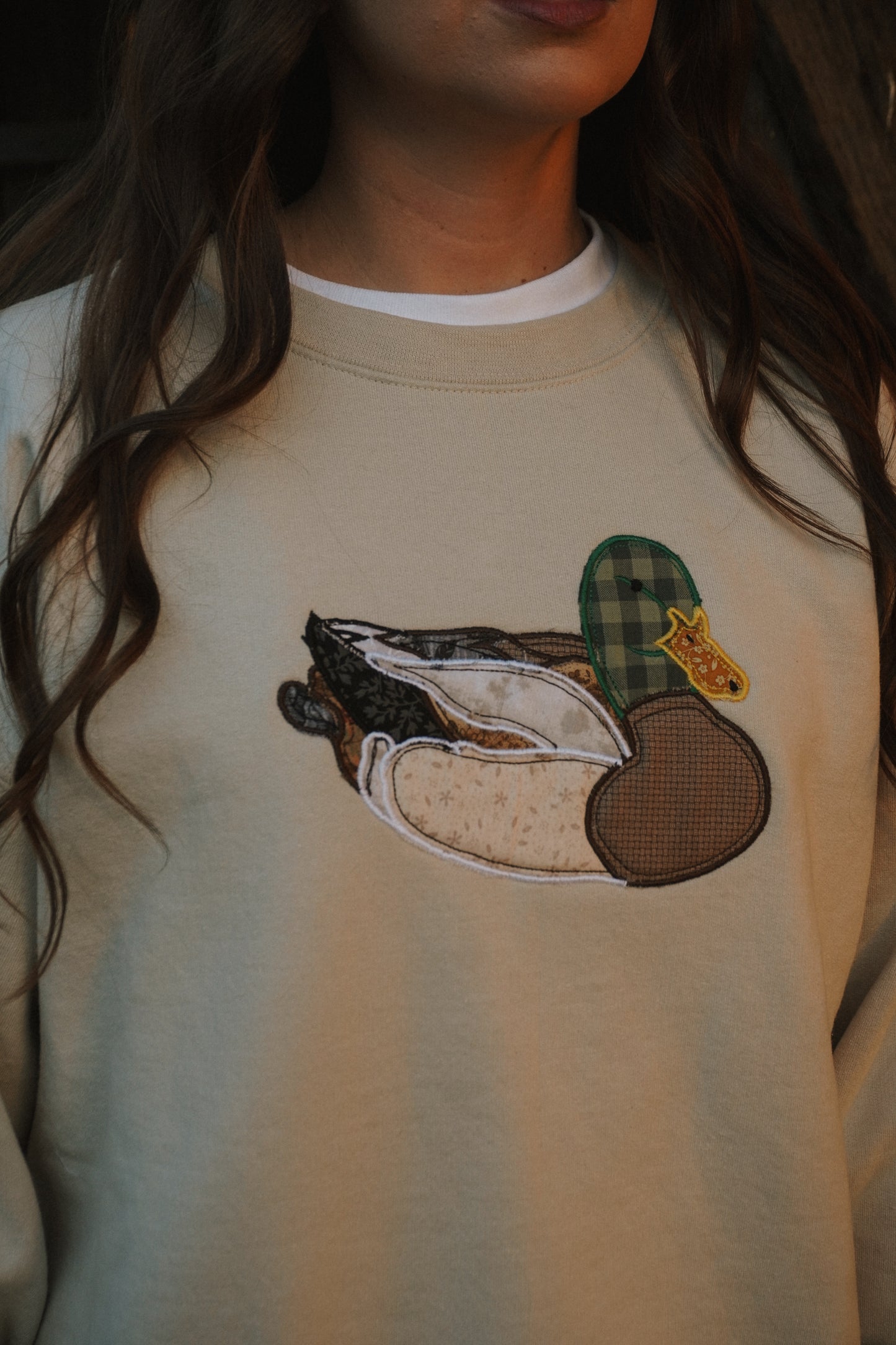 Mallard Beige Flock Sweatshirt