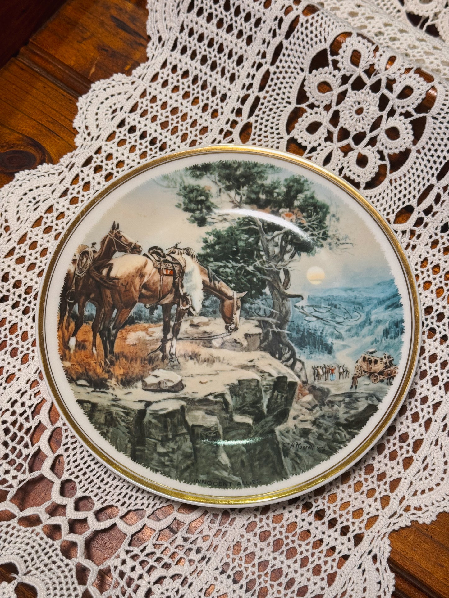 Vintage Bushranger Ambush Display Plate