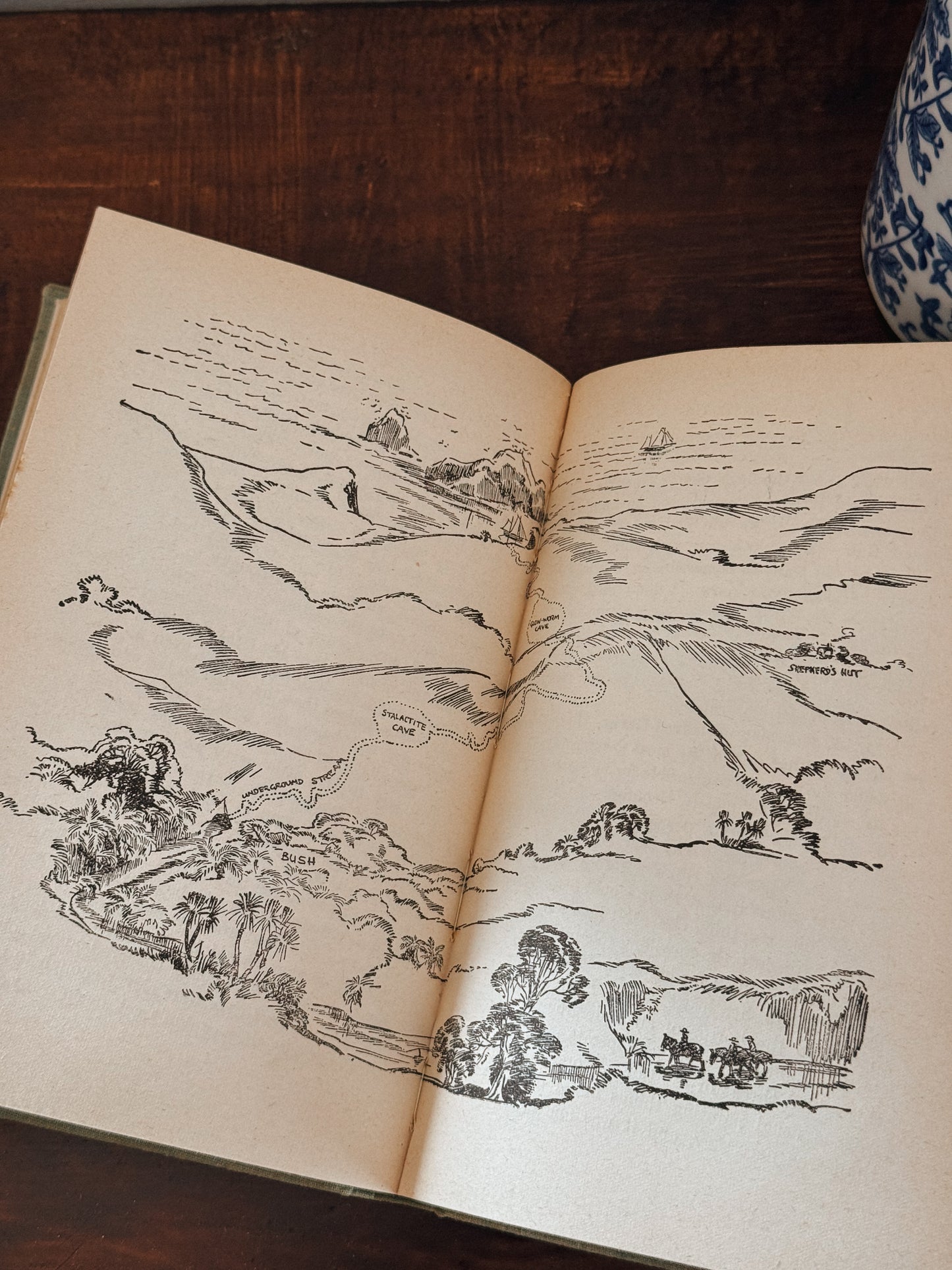Vintage Western Book Stack
