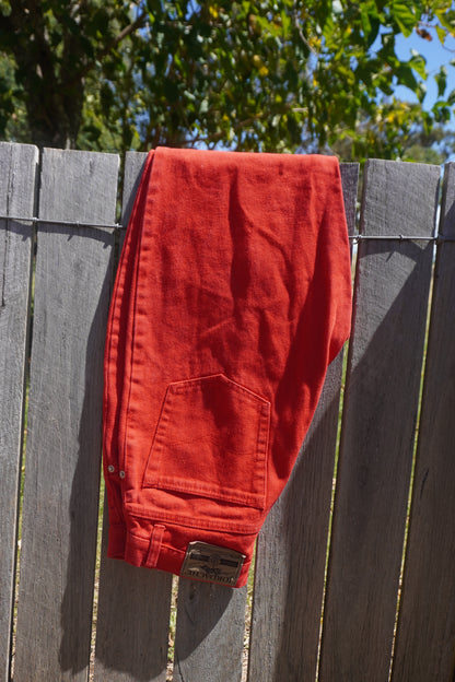 Red Jordache Denim