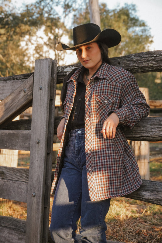 Quilted Wrangler Pearlsnap Vintage Jacket